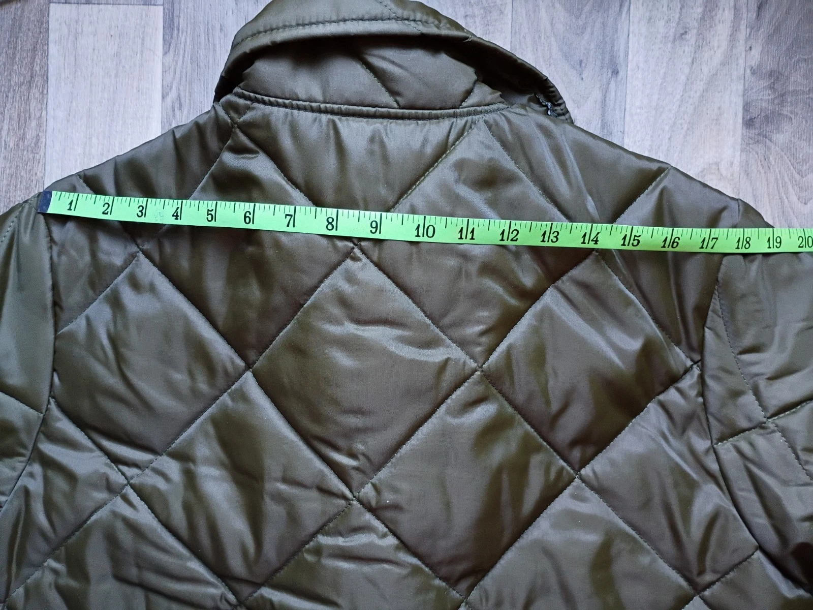 Big Smith Quilted Puffer Made In USA Mens M Jacket Dark Green NOS - product detail image 8