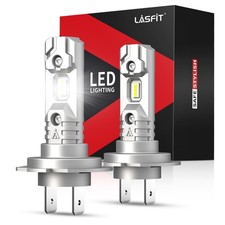 Lasfit H7 Led Headlight Bulb Low Beam Replaces Halogen Bulbs Bright White 6000k Lasfit H7 Led Headlight Bulb Low Beam Replaces Halogen Bulbs Bright White 6000k