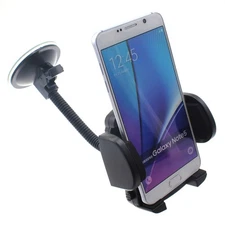 Car Mount Windshield Holder Glass Cradle Swivel Dock Suction for Cell Phones