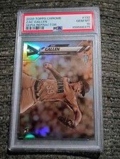 2020 Topps Chrome Zac Gallen #132 Sepia Refractor PSA 10