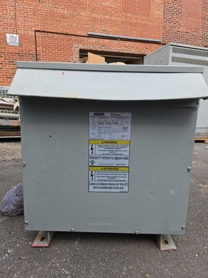 45kVA Pri 480V Sec 208/120V 3PH NEMA 3R Outdoor Transformer Siemens 3F3Y045TP1DS