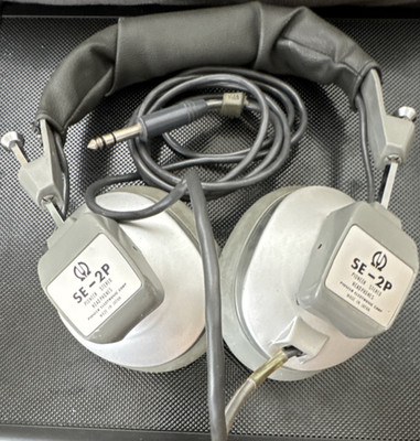 Pioneer SE-2P Vintage Gray Over-Ear Stereo Headphones 6.35mm Adjustable Headband