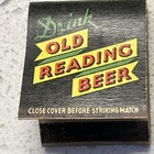 Old Reading Beer Full Unstruck Matchbook Front Strike — photo 7