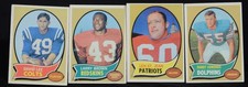 4. 1970 Topps  NFL: #24 Larry Brown RC ;David Lee #222;St.Jean #33; Edmonds #34