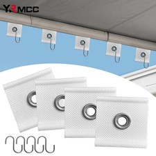 RV Awning Hooks S Shape Caravan Tent Rail Hangers Camping Accessories UK