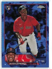 Jeter Downs RC 2023 Topps Chrome Sapphire Boston Red Sox #165