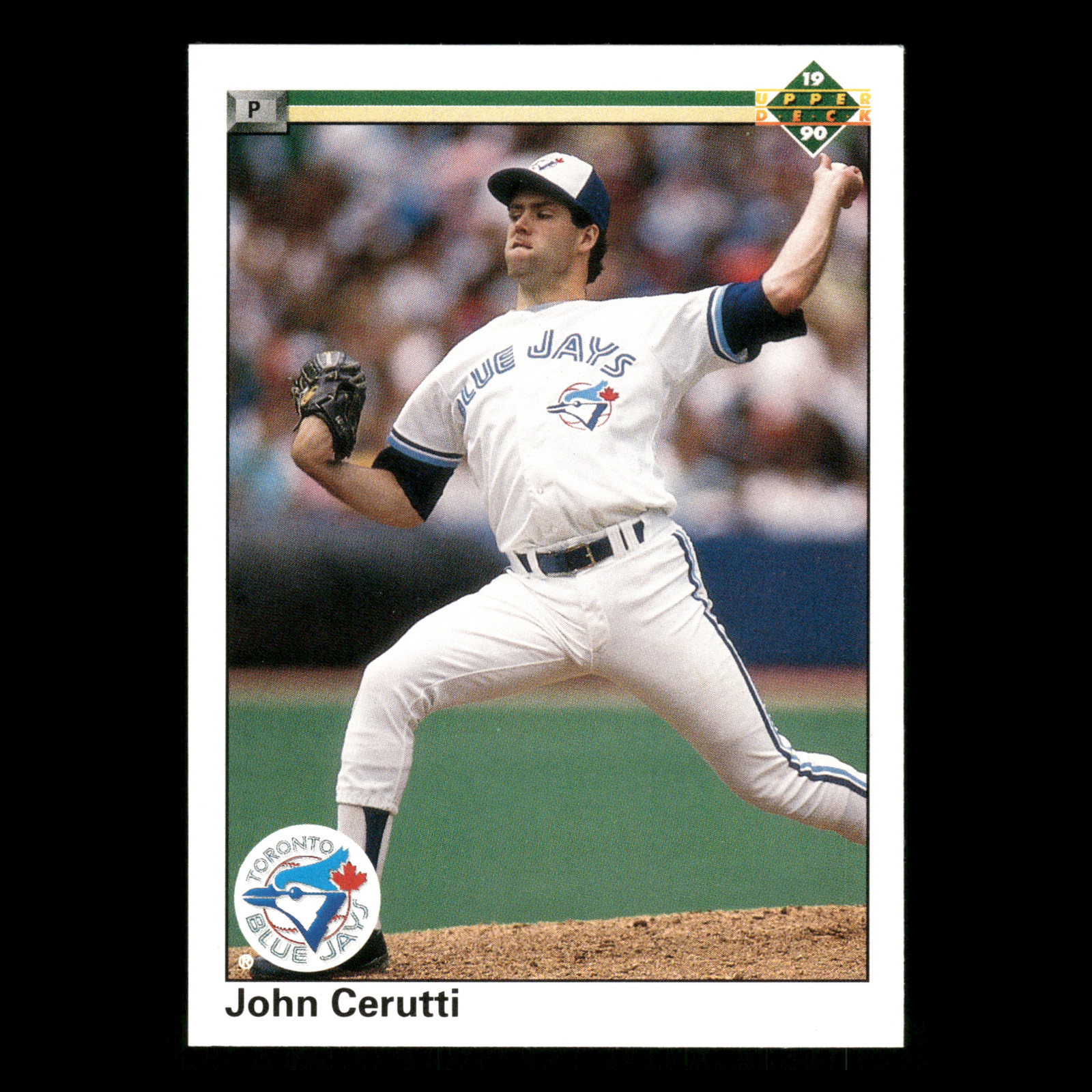 John Cerutti #485 1990 Upper Deck Toronto Blue Jays Baseball Card MLB