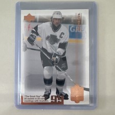 1996 Upper Deck Gretzky Vs. Wayne Gretzky #99 Kings Ducks NHL Hockey Card