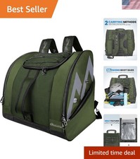 Travel-Ready 50L Boot Bag - Waterproof Versatile for Skiing Snowboarding