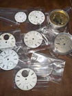 Antique Pocket Watch Dial Lot – Elgin, Waltham, Illinois, Iowa, Lancaster