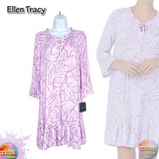 NWT Ellen Tracy Women S 3/4 Bell Sleeve Keyho...