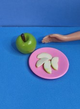 MATTEL BARBIE FOOD APPLE SLICES FRUIT KITCHEN LITTLES ACCESSORIES COMB.SHIPPING