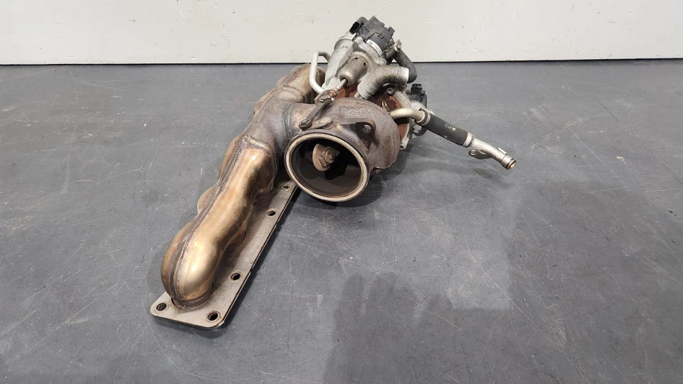 ✅ Cargador turbo 14-16 OEM BMW F22 F30 F33 F36 F10 X5 X6 con colector N55 EWG 108k Foto 2 de 4