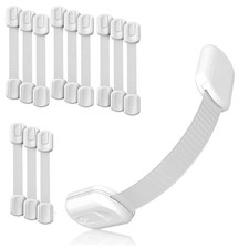 3M Adhesive Child Safety Strap Locks by , Baby Latches for Cabinets, Dishwash...