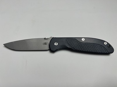 Rick Hinderer knives firetac spanto working finish black G10 handle NIB CPM20CV