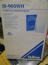 NuTone IS-905WH 5in Inside Music Distribution Speaker NEW SEALED BOX