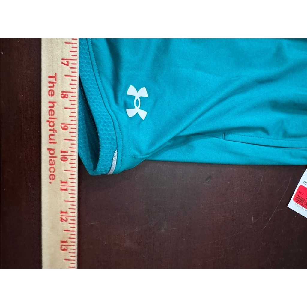 NWT Under Armour Womens Teal Green Loose Fit Athletic Running Shorts XS New thumbnail 7