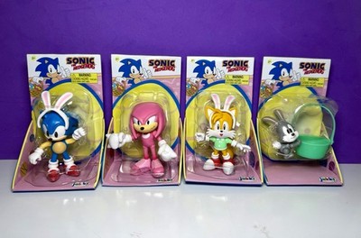 2024 JAKKS Sonic the Hedgehog Easter 2.5in 4pk: SONIC, KNUCKLES, TAILS, POCKY
