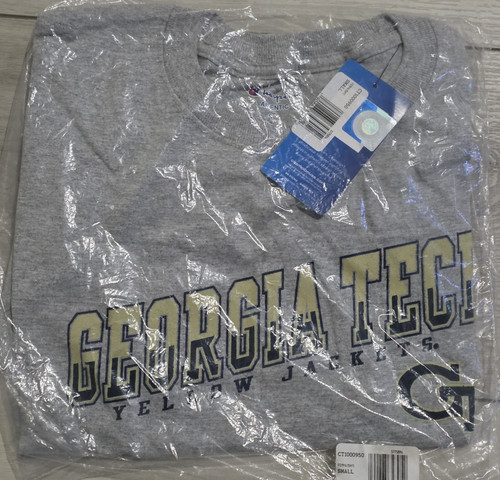 New Georgia Tech Yellow Jackets Champion Authentic Official T-Shirt Men's Size S