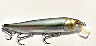 Megabass Lates  Wobbler, Jerkbait, Kunstköder, 12 cm, Floating