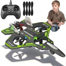 Ferngesteuerte Flugzeuge Flieger 2,4 GHz RC Flugzeug Kinder Spielzeug mit LED