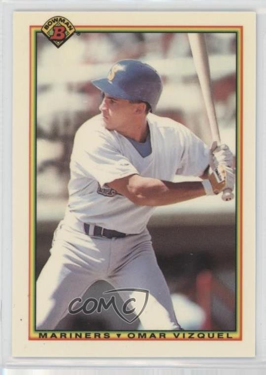 1990 Bowman Factory Set Collector's Edition (Tiffany) Omar Vizquel #474 0h1