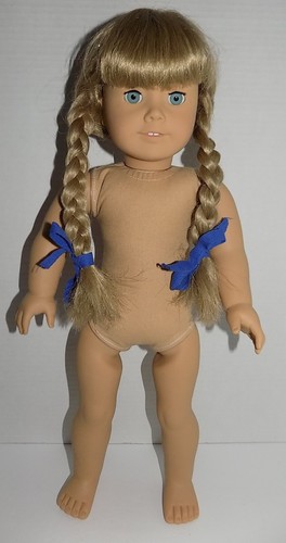EARLY Pre Mattel Kirsten Pleasant Company American Girl Doll w Meet Outfit EUC - Picture 9 of 10