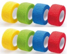 8 X Pflaster Pflasterverband Fingerpflaster Kohäsiv Haftbandage 2, 5cm X 45m