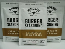 Kinder's®  Burger Seasoning, Caramelized Onion Burger  (3 Pack) EXP. 7-15-27