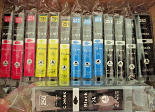 Sart Printink - Cartuchos De Repuesto Para Canon 250 251 XL PGI-250XL CLI-251XL Para Usar Con - Foto 7