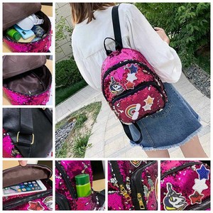Détails Sur Pailleté Licorne Queue De Cheval Sac Voyage Arc En Ciel étoile Réglable Lizzj