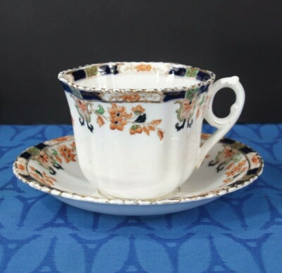Antique Thomas Forester & Son Phoenix Imari Tea Cup & Saucer SET(s) 5139  EUC