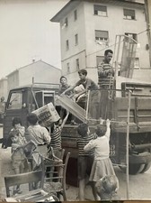 Milano 1961 periferia casa ai disagiati ag, Dufoto, stampa originale splendida!