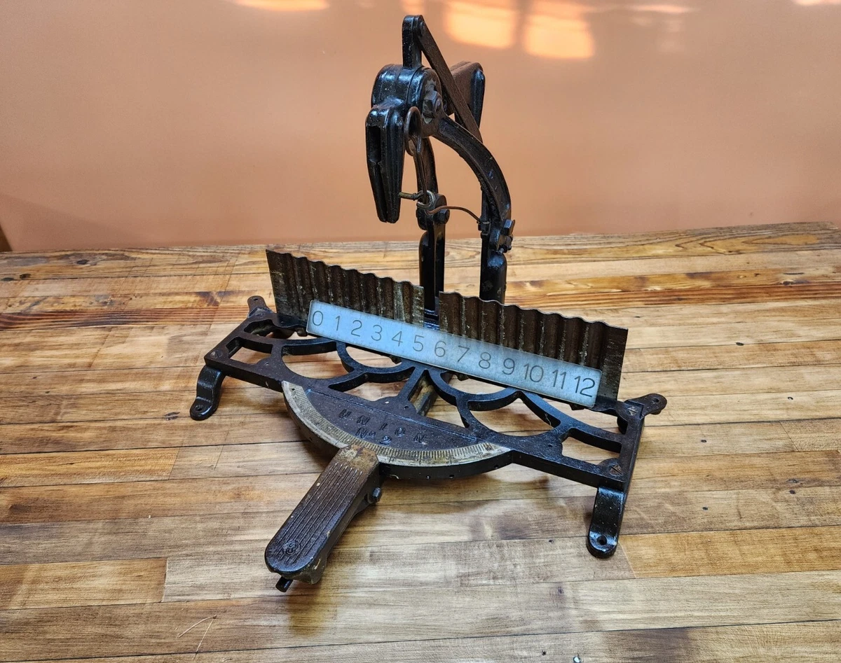 Rare Antique Miter Box Union Hardware Pat No. Mitre Box 1890s