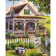 Paint By Numbers Adults kids Dream House DIY Painting Kit 40x50CM Canvas