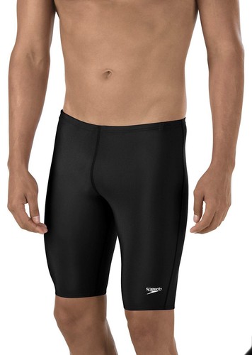 Mens Speedo Shiny Black Spandex Jammers 