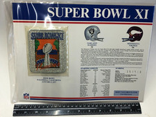 Super Bowl 11 Patch Willabee Ward from 1990's Sealed
