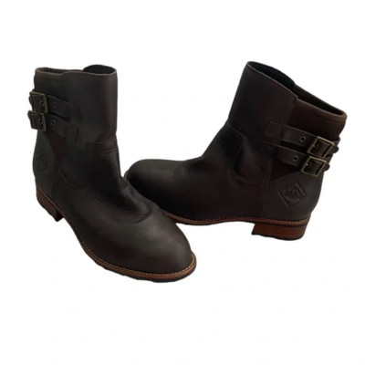 New The Original Muck Leather Boot Company Dark Brown Women's size 10