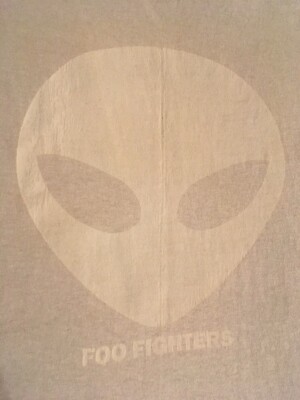 Vintage 1995 Foo Fighters Roswell Records Alien Glow-in-the-Dark