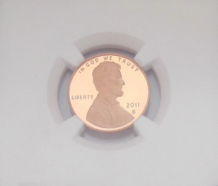2011-S Lincoln Shield Cent NGC PF70 RED ULTRA CAMEO - Perfect GEM GRADED PROOF - Image 3 of 4