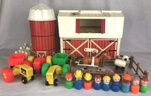 vintage fisher price western town