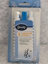 2 Sets Goody Spiral Rod Curlers Boxes Spiral Rollers Medium Hair NOS Vintage