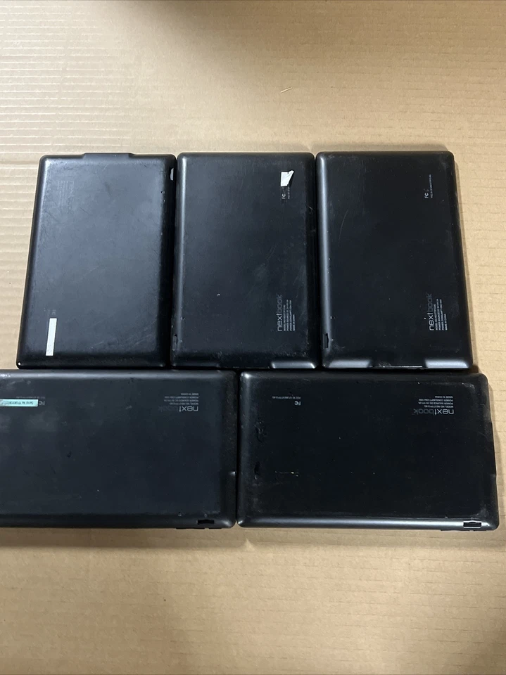 LOT OF 5 Bundle 7” Nextbook  Black Tablet SOLD AS IS NEXT7p12-8g - Image 2 of 2