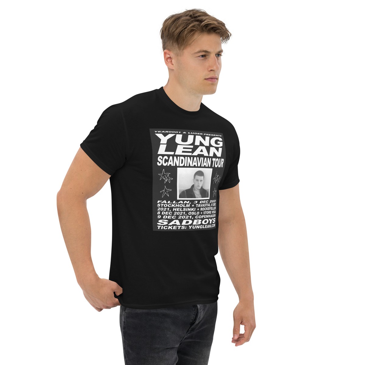 Yung Lean Scandinavian Tour Poster - Classic Tee | eBay