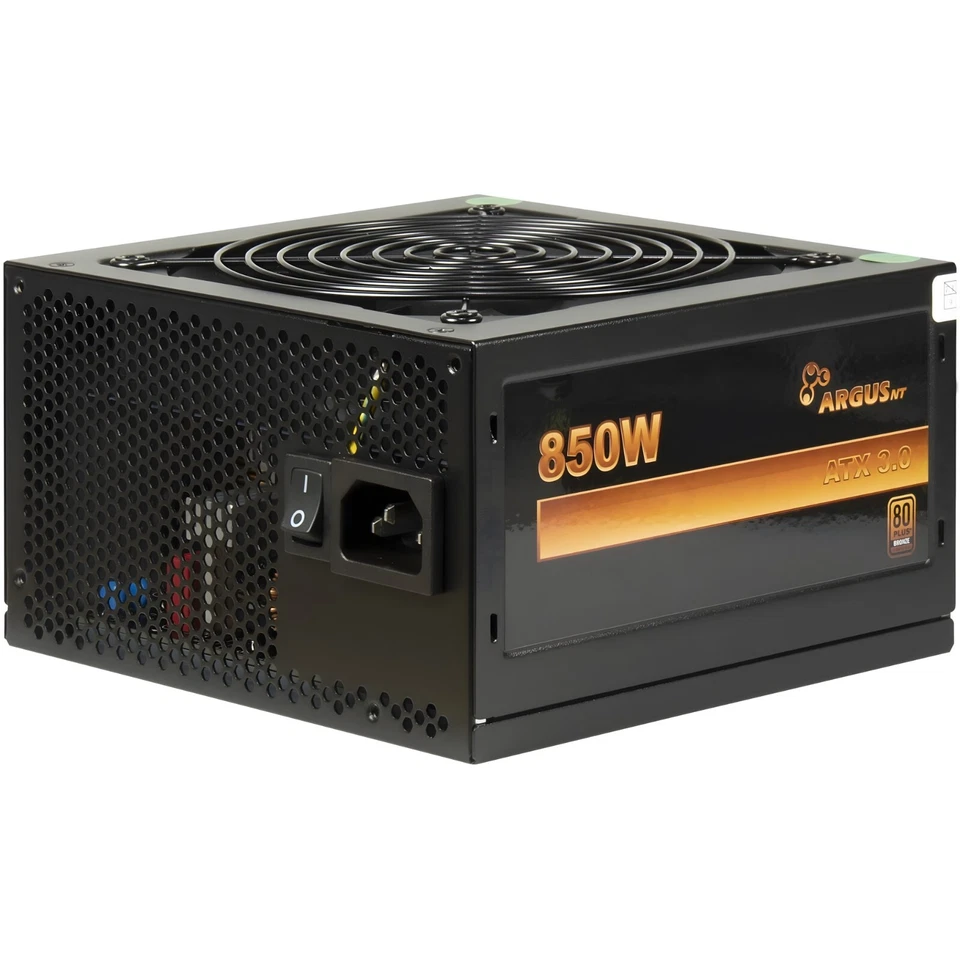 850 WATT ATX Gamer PC Computer Netzteil SATA PCIe leiser Lüfter PSU BPS 80 PLUS - Bild 3 von 4