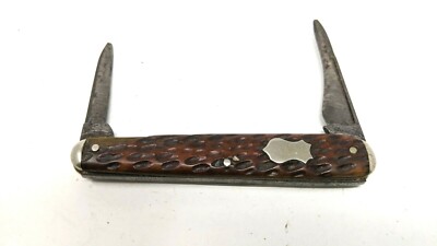 Vintage New York Knife Co Walden Hammer Brand Senator #2048 Folding Pocket Knife