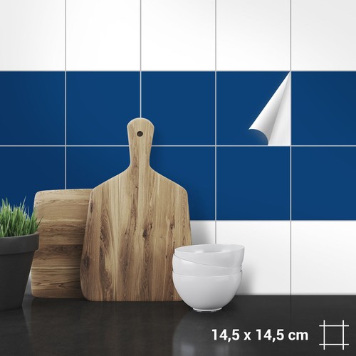 Pegatina de azulejos 14,5 x 14,5 cm para cocina, baño, ducha, colores mate brillo - Imagen 10 de 33