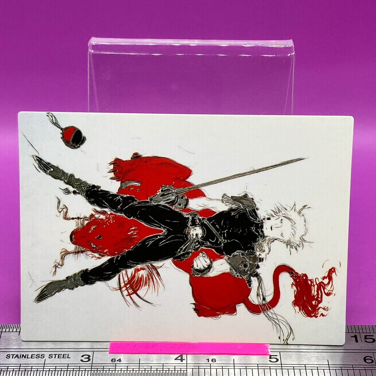Cloud and Red XIII #129 Final Fantasy 7 FFVII Carddass Masters TCG