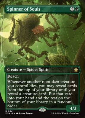 MTG Foundations BORDERLESS R Spinner of Souls #0341 | eBay MTG Foundations BORDERLESS R Spinner of Souls #0341 | eBay