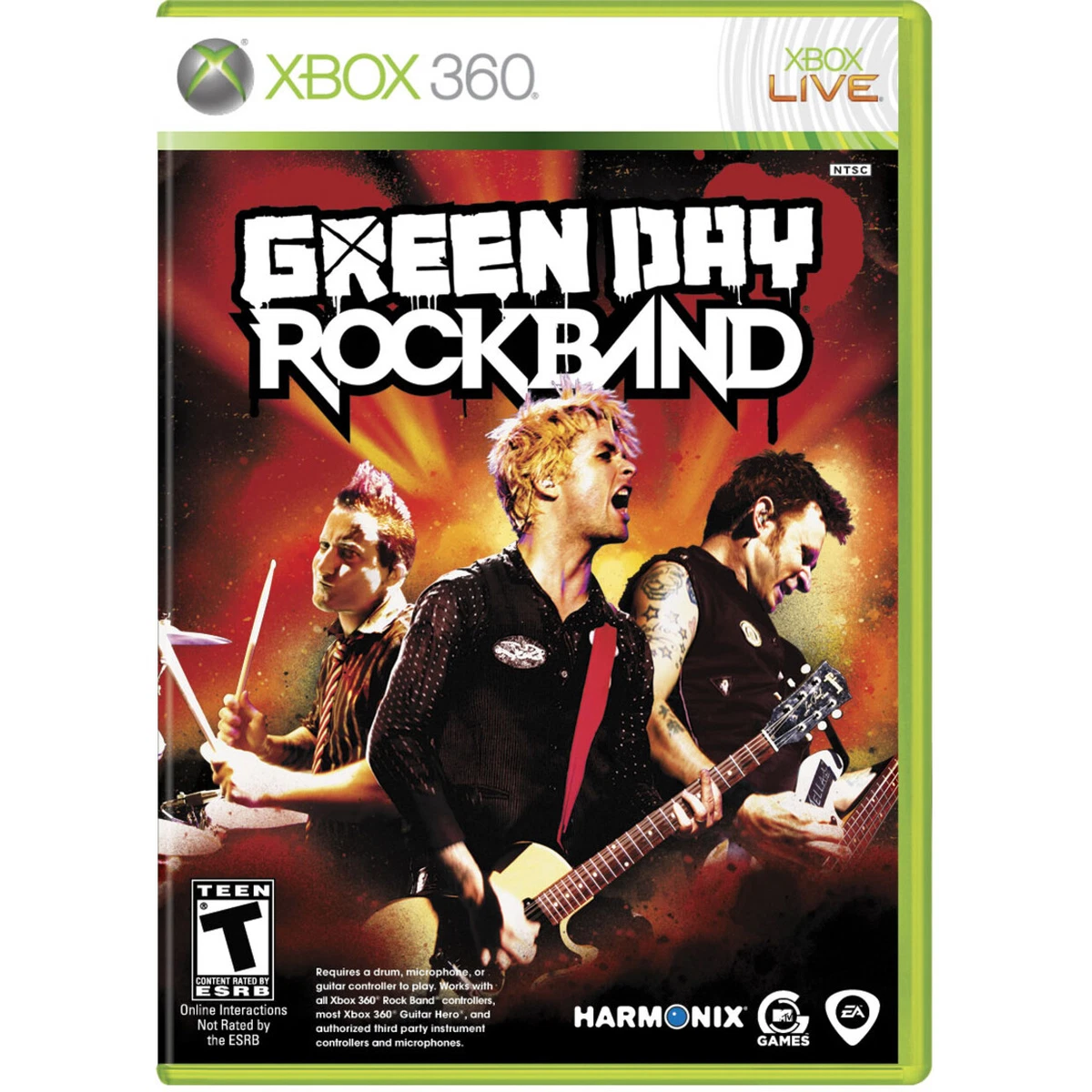 MTV Rock Band Green Day game only Xbox 360